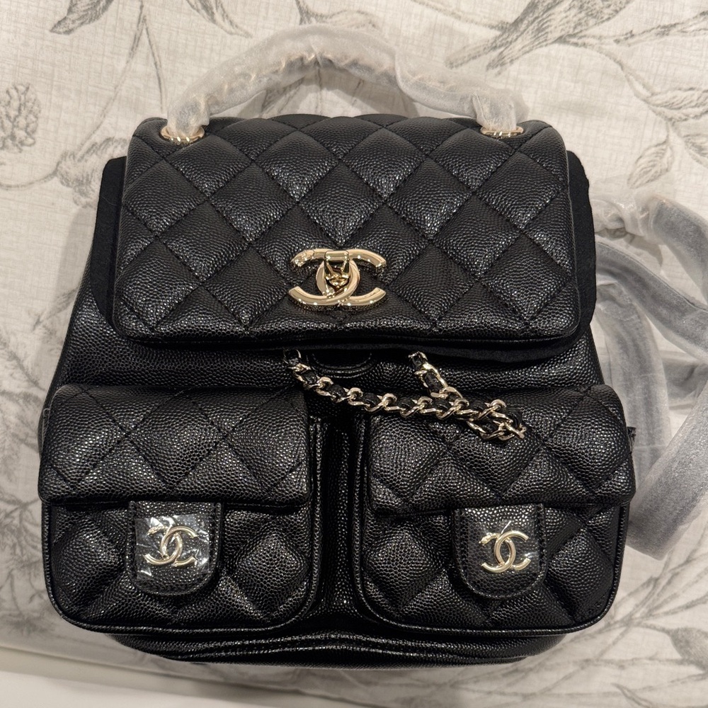 Chanel style mini backpack - Picture 3 of 12